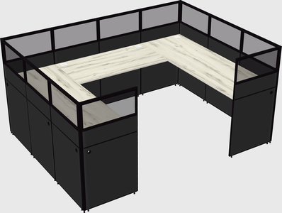 Cabine en u