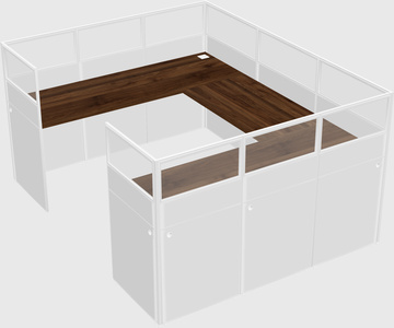 Cabine en u