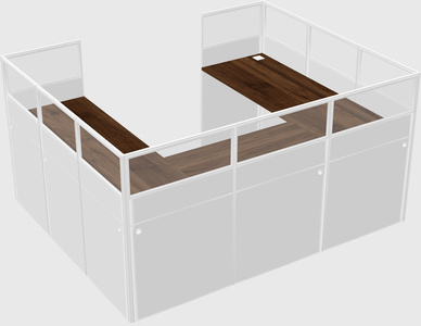 Cabine en u