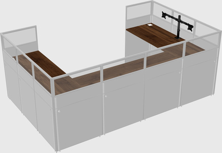Cabine en u