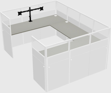 Cabine en u