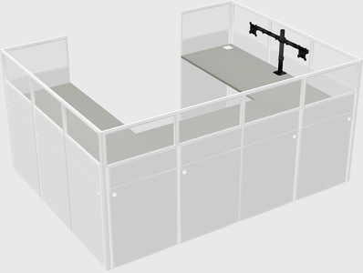 Cabine en u