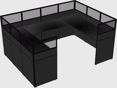 Cabine en u