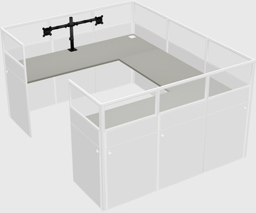Cabine en u