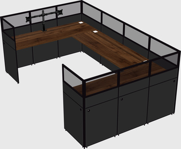 Cabine en u