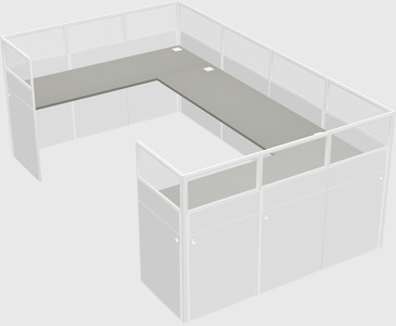 Cabine en u