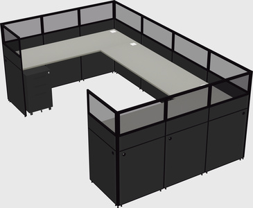 Cabine en u