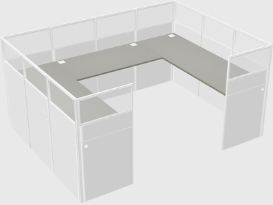Cabine en u