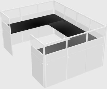 Cabine en u