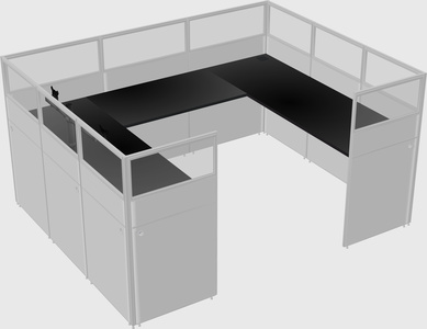 Cabine en u