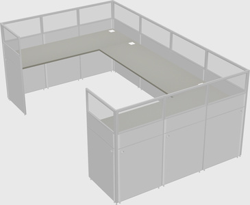 Cabine en u