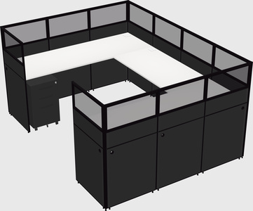 Cabine en u