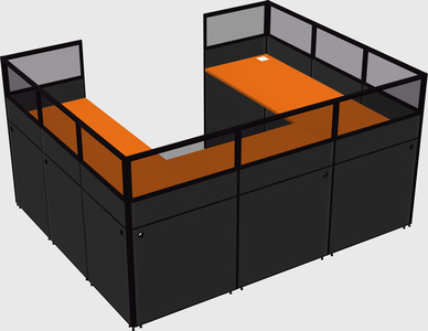 Cabine en u