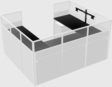 Cabine en u