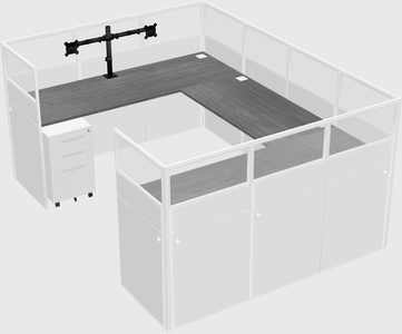 Cabine en u
