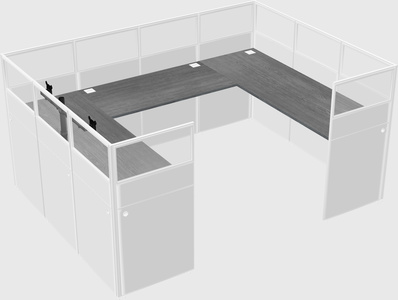 Cabine en u