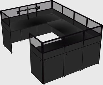 Cabine en u