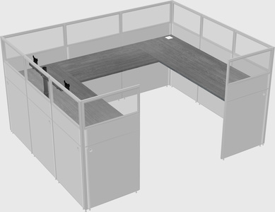 Cabine en u