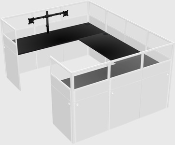 Cabine en u