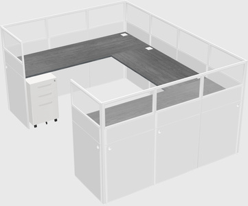 Cabine en u