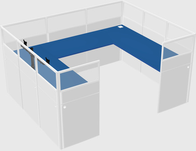 Cabine en u