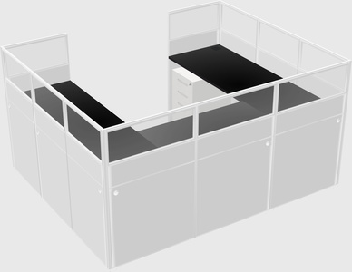Cabine en u