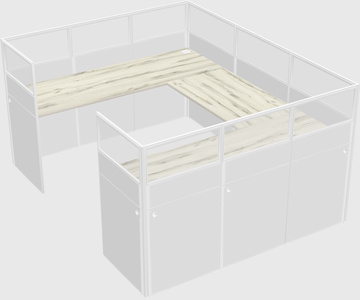 Cabine en u