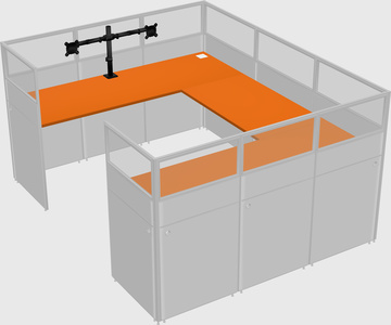 Cabine en u