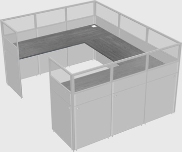 Cabine en u