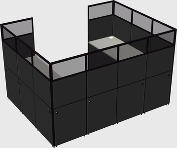Cabine en u