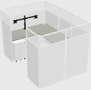 Cabine en u