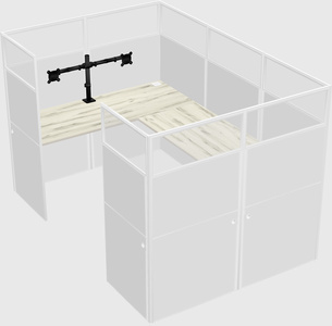 Cabine en u