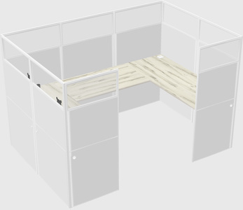 Cabine en u