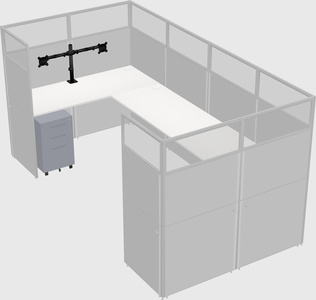 Cabine en u