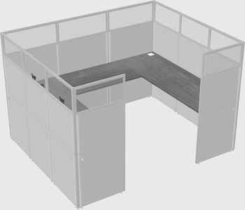 Cabine en u