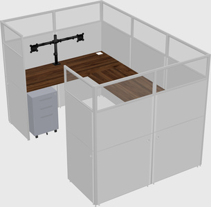 Cabine en u