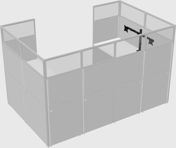 Cabine en u