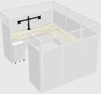 Cabine en u