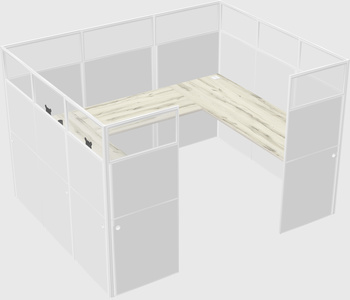 Cabine en u
