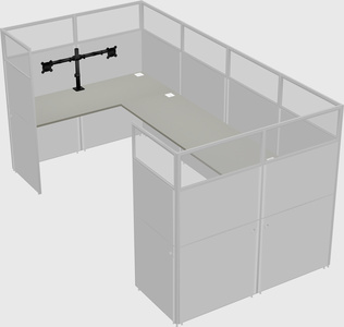 Cabine en u