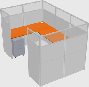 Cabine en u