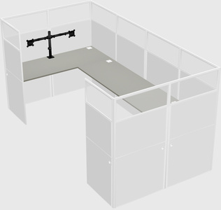 Cabine en u