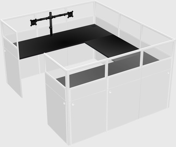 Cabine en u