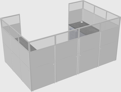 Cabine en u