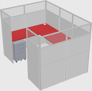 Cabine en u