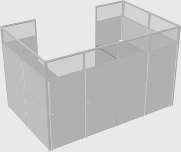 Cabine en u
