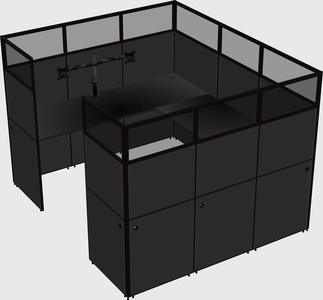 Cabine en u
