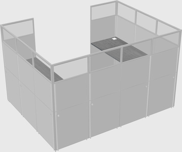 Cabine en u