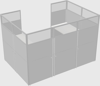 Cabine en u