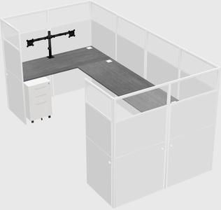 Cabine en u